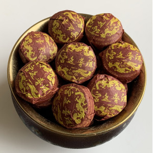 Шу пуэр Дворцовый Lu Tingyin мини то ча в таблетках 50 шт. Photo 3